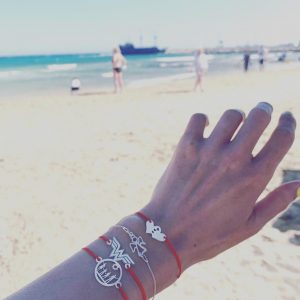 Alternative view of Brățară Șnur, Argint 925, Familie, B12019