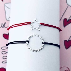 set-bratari-snur-cuplu-stea-soare-argint