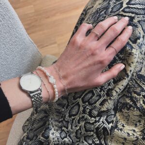 Alternative view of Brățară Perle Naturale, Argint, 16 +3 cm, Femeie, B20011