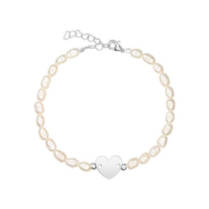 Brățară Perle Naturale, Argint, 16 +3 cm, Femeie, B20011